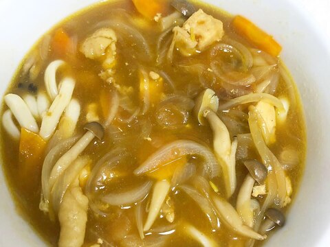 【一手間で美味しい】 カレーうどん